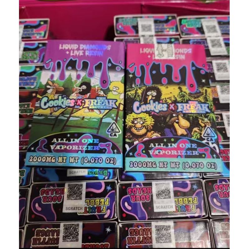 Cookies x Freak Brothers 1g & 2g Dual Flavors Empty Vape